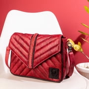 Abelardo Stella Bag - Red Sling Leather Bag