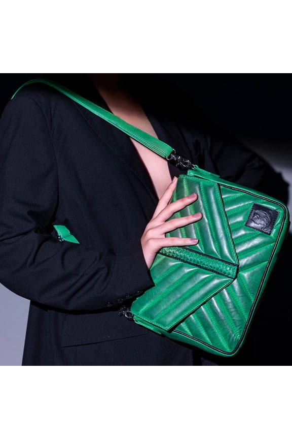 Abelardo Stella Green Sling Leather Bag -