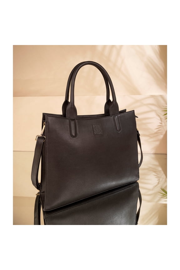 Abelardo Timeless Bag - Dark Brown Tote Leather Bag