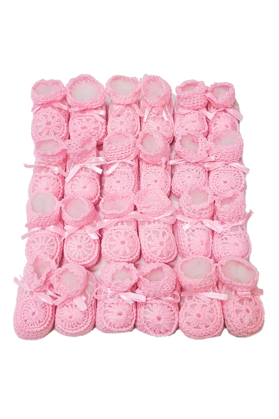 Newborn Baby Boy Girl Hand Crochet Booties