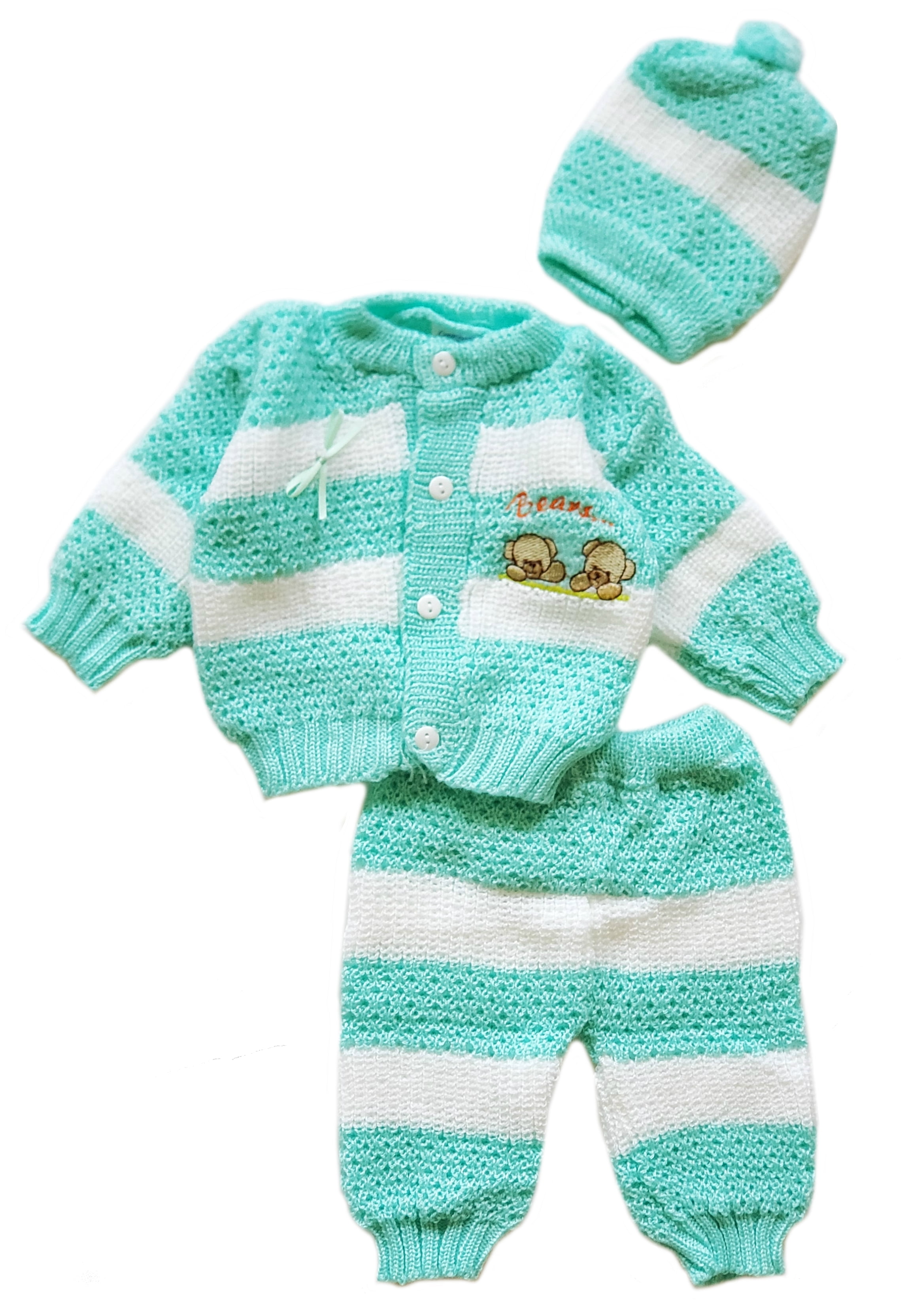 Crochet baby boy set new arrivals