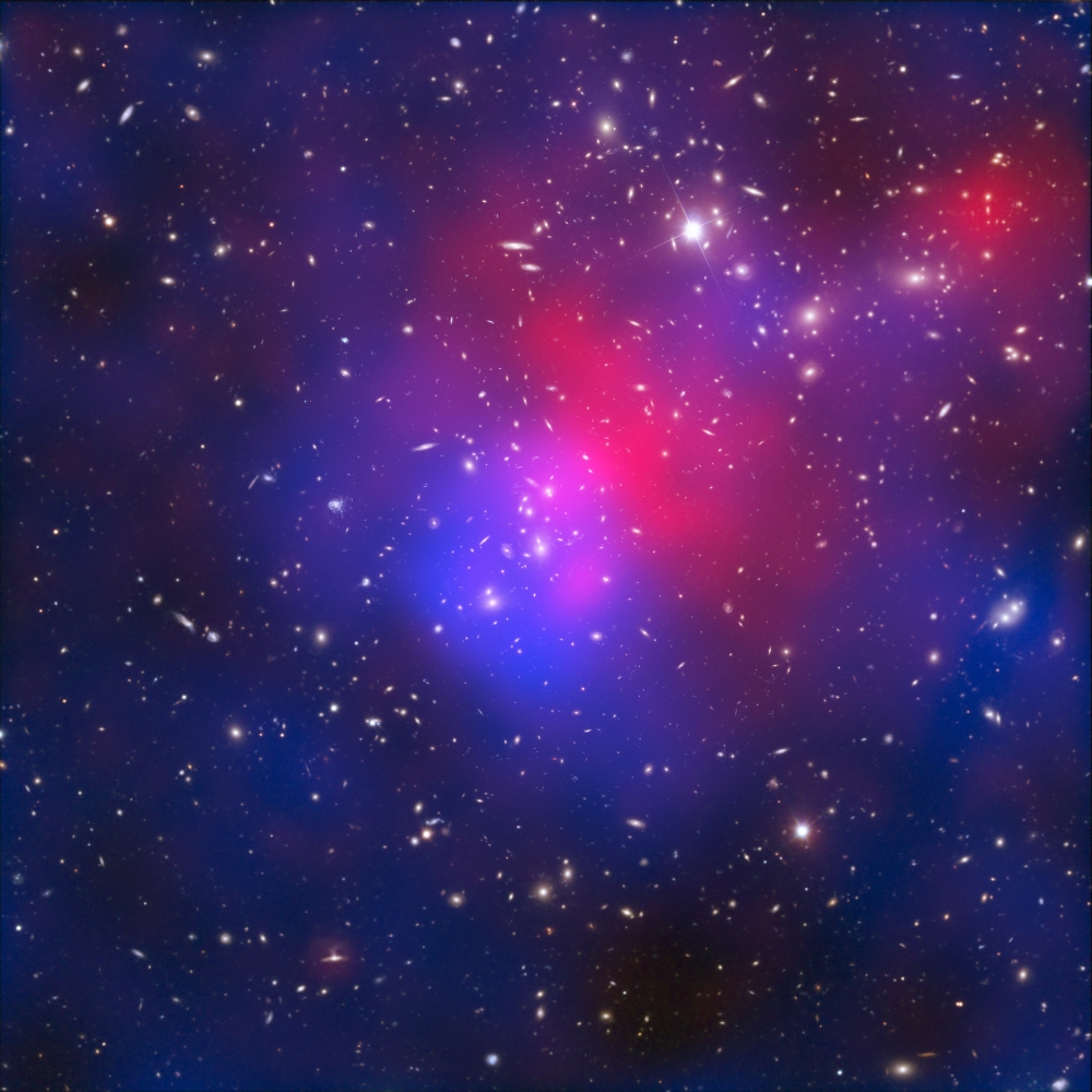 Abell 2744 Pandoras Cluster Canvas Art - Stocktrek Images (29 x 29)
