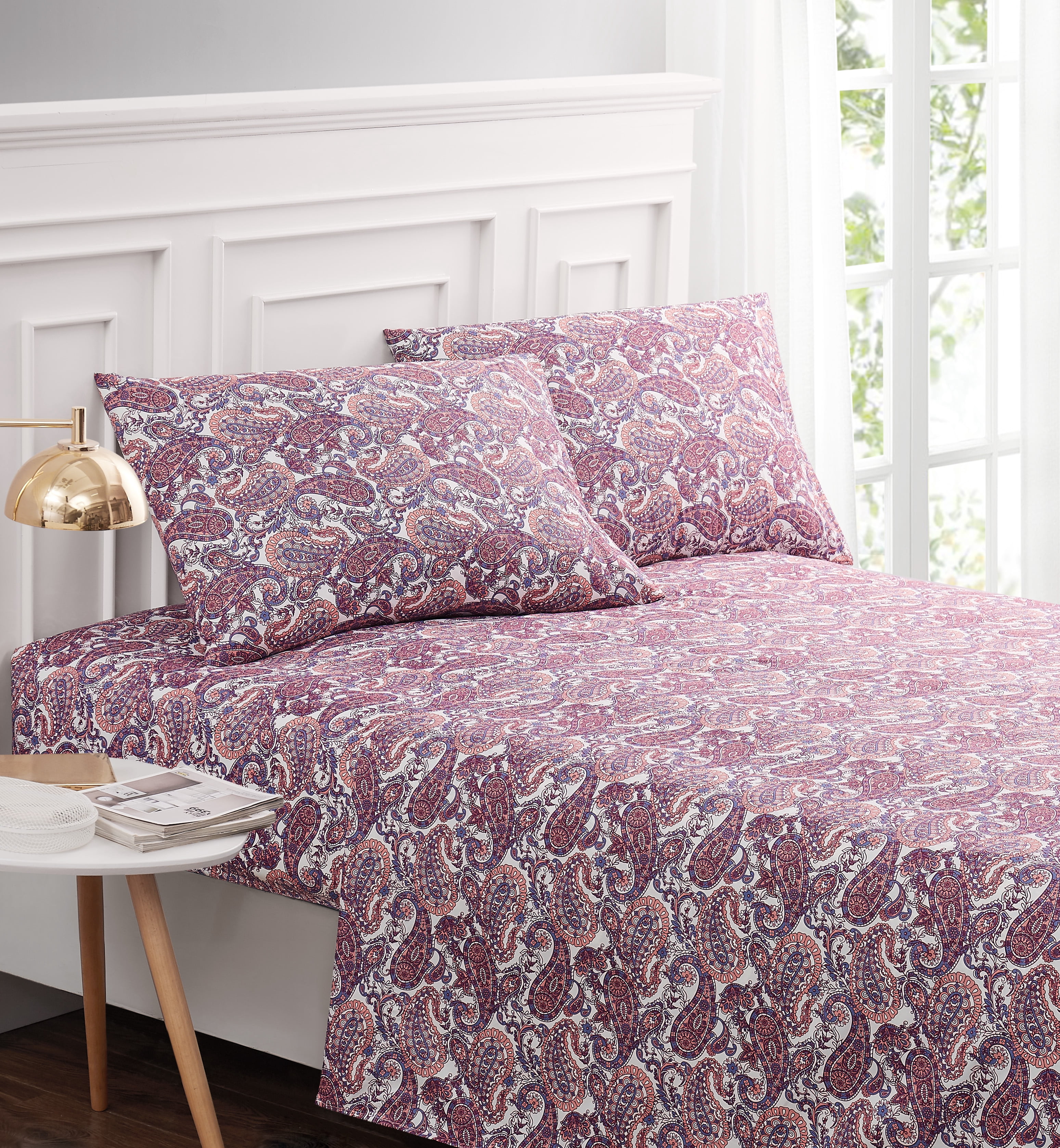 Abella Paisley 3-piece Sheet Set Twin