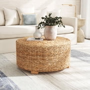 Abella Round Coffee Table, 34.25W, Blonde