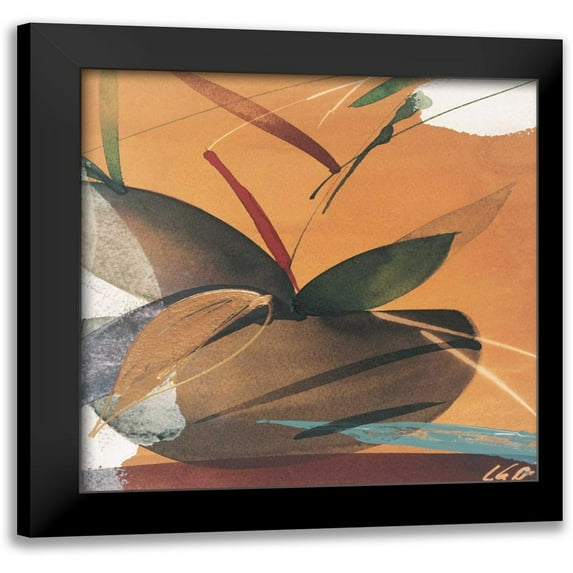 Abellan, Lola 12x12 Black Modern Framed Museum Art Print Titled - Summertime II