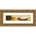 thumbnail image 1 of Abellan, Lola 18x7 Gold Ornate Wood Framed with Double Matting Museum Art Print Titled - Sencillez Oriental I, 1 of 4