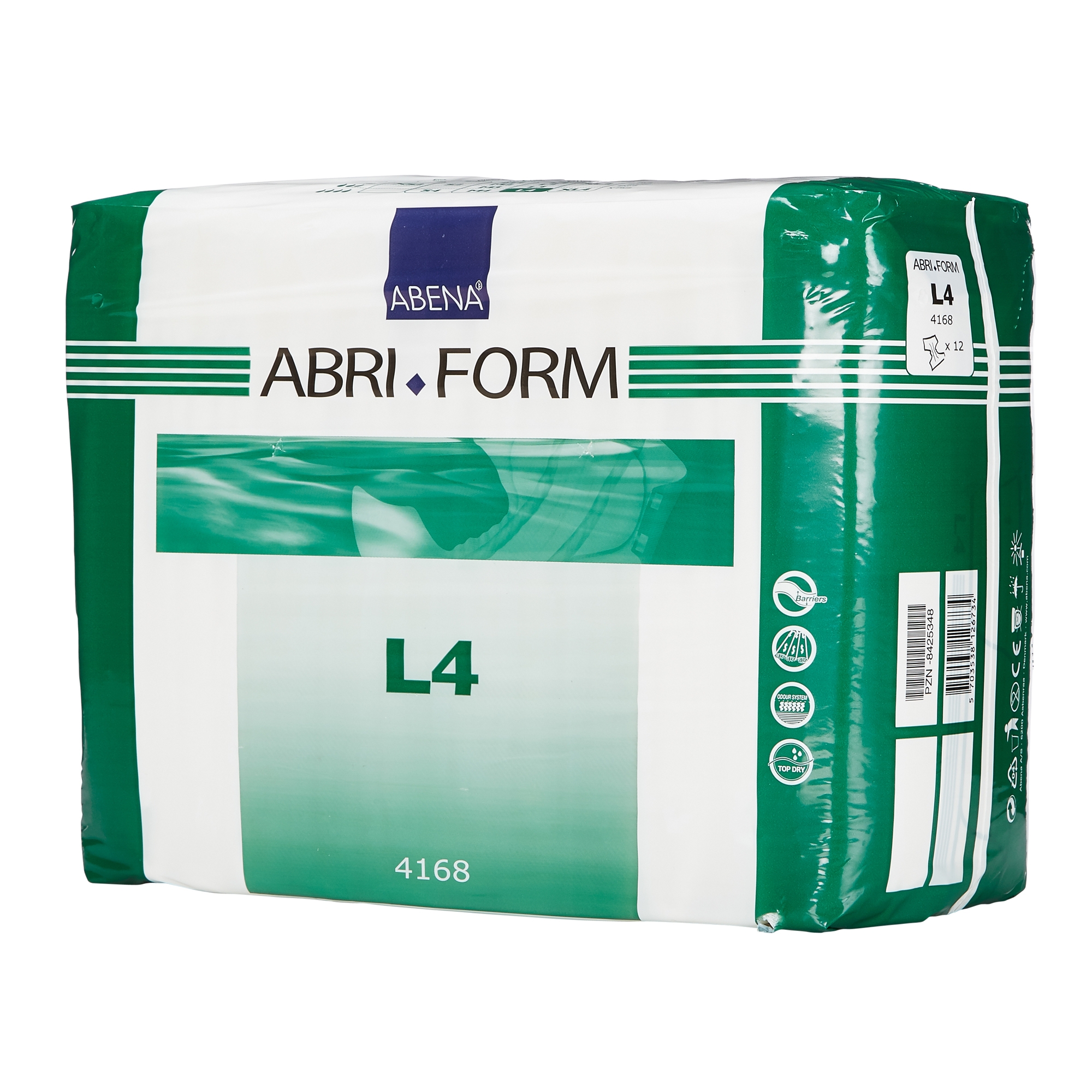 Abena Abri-Form Incontinence Briefs L4, Heavy Absorbency, Large, 12 Count, 6 Packs, 72 Total - image 1 of 4
