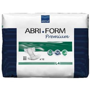Abena Abri-Form Premium Incontinence Briefs, Medium, M4, 56 Count (4 Packs of 14)