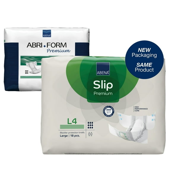 Abena Abri-Form Premium L4 Adult Incontinence Brief L Heavy Absorbency Contoured, 43068, 48 Ct