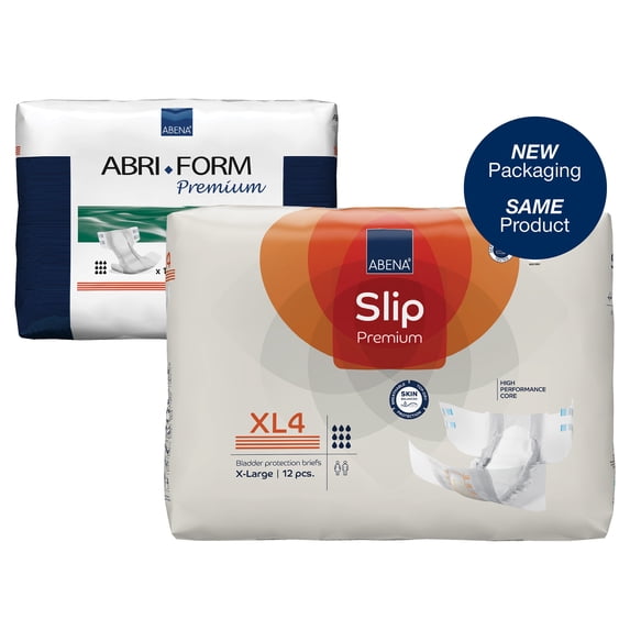 Abena Abri-Form Premium XL4 Adult Incontinence Brief XL Heavy Absorbency Contoured, 43071, 48 Ct