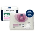 thumbnail image 1 of Abena Abri-San Premium Unisex Incontinent Pad Contoured 10" L 9260, 28 Ct, 1 of 3