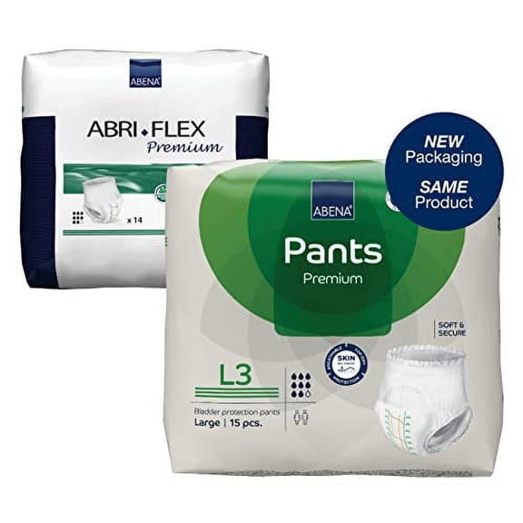Abena Pants, Premium Protective Underwear, Level 3, (Medium To Extra Large), Large, 15 Count (Pack of 1)