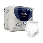 Abena Premium Pants M2 Disposable Underwear Pull On with Tear Away Seams Medium, 1000021323, 50, 15 Ct