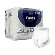 Abena Premium Pants M3 Disposable Underwear Pull On with Tear Away Seams Medium, 1000021324, 50, 15 Ct
