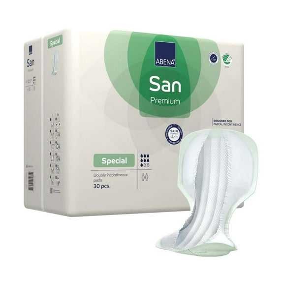 Abena San Premium Special Unisex Incontinence Liner 14.5 X 28.7 Inch 1000021314, 50, 120 Ct