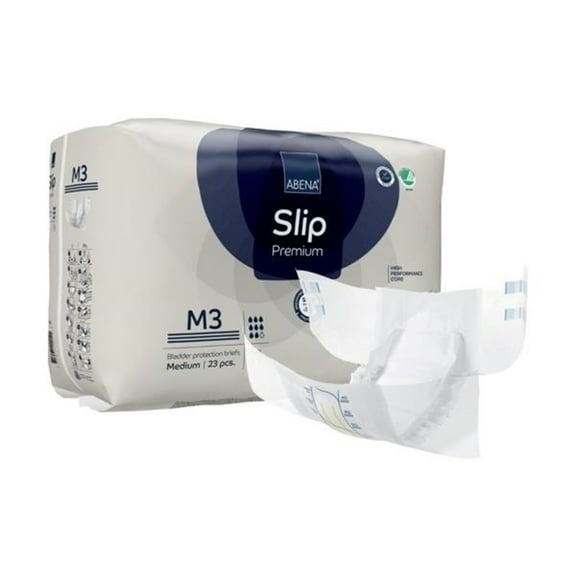 Abena Slip Premium M3 Adult Incontinence Brief M Heavy Absorbency 1000021286, 49, 92 Ct