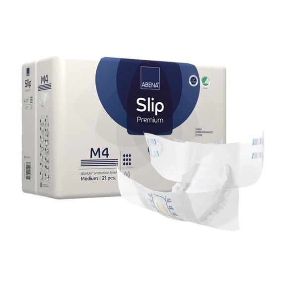 Abena Slip Premium M4 Adult Incontinence Brief M Heavy Absorbency 1000021287, 49, 21 Ct