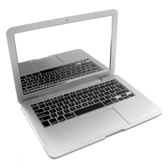 Abenow Creative Mini Pocket Laptop Mirror Computer Glass Mirror Home Notebook Mirrors