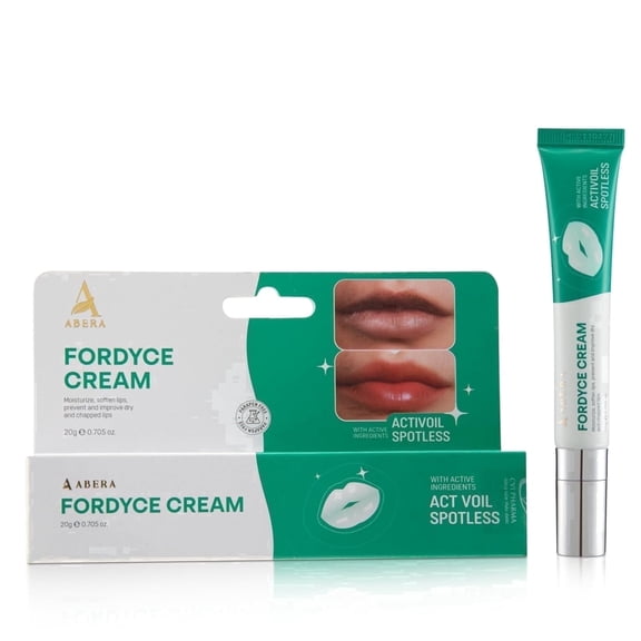 ABERA Fordyce Spot Lip Cream with HPR Retinoid, Hydrating Lip Care for Dry, Chapped Lips, 0.7 fl oz