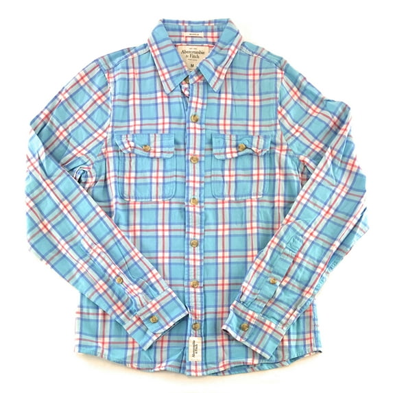 Abercrombie & Fitch Mens Flannel Long Sleeve Shirt