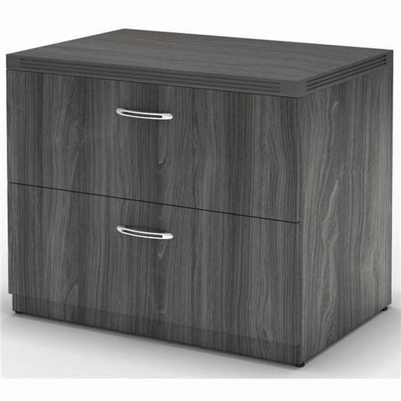 Aberdeen Series Freestanding Lateral File, Gray Steel - 29.5 x 36 x 24 in.