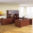 thumbnail image 1 of Mayline Aberdeen Typical AT10 Wood 72"" U-Shaped Desk Set in Cherry, 1 of 4