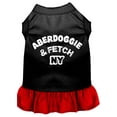 thumbnail image 1 of Dog Dress, Dog Dress, Screen Printed, "Aberdoggie  Fetch NY", 1 of 11