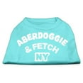 thumbnail image 1 of Aberdoggie NY Screenprint Shirts Aqua Lg (14), 1 of 2