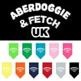 thumbnail image 1 of Pet and Dog Bandana Screen Printed, "Aberdoggie  Fetch UK", 1 of 10