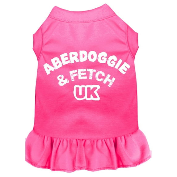 Dog Dress, Dog Dress, Screen Printed, "Aberdoggie Fetch UK"