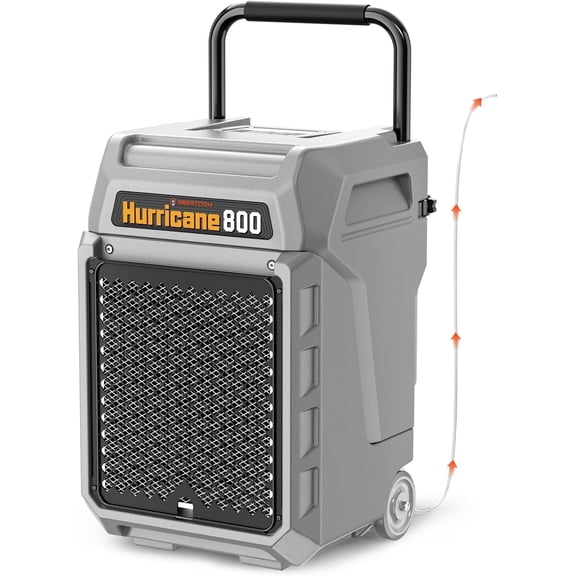 Abestorm 170 Pints Commercial Dehumidifiers with Pump & Drain Hose, Portable Industrial Dehumidifier for Water Damage Restoration, Basements, Warehouses - Covers Up to 2,100 Sq.Ft - 5-Year Warranty