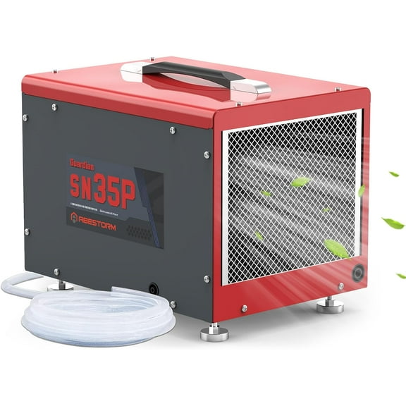 Abestorm Crawl Space Dehumidifiers with Pump and Hose, 70 PPD Compact Portable Commercial Dehumidifier Up to 1,000 sq. ft. Auto Defrost, Memory Starting Crawlspace dehumidifiers