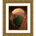 thumbnail image 1 of Abevilla, Sergio 12x14 Gold Ornate Wood Framed with Double Matting Museum Art Print Titled - Slip Down, 1 of 4