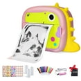 thumbnail image 1 of Abewoo Kids Camera Girls Toys 1080P HD Digital Video Camera Instant Print Camera with 32GB SD Card Electronics for Kids Toddler Toys 2.4" Screen Mini Camera Boys Gifts for Age 3-12 (Pink), 1 of 9