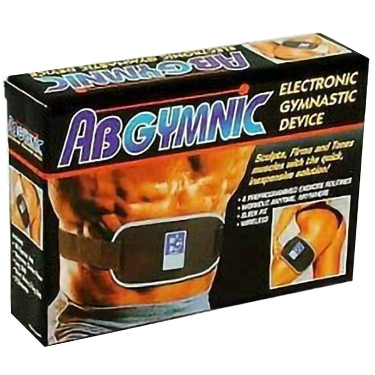 Abgymnic Electronic Gymnastic Device Abdominal Muscles Arms Thighs 6 Pre Programmed Home Exercise