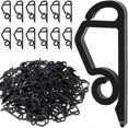 thumbnail image 1 of Abhu Christmas Light Clip Outdoor Gutter Hook, Outdoor Light Clip Holiday Light Clip For Decoration, Gutter Hook For String Lights, Multi - Function Waterproof Outdoor, 1 of 3