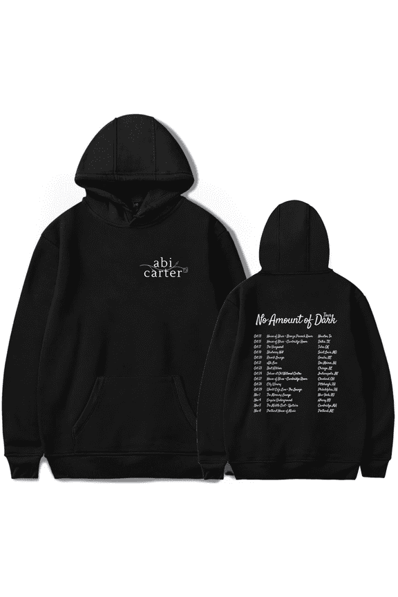 Abi Carter Merch No Amount Of Dark Tour Hoodie Unisex Long Sleeve Pullover Fashion Streetshirt Tops