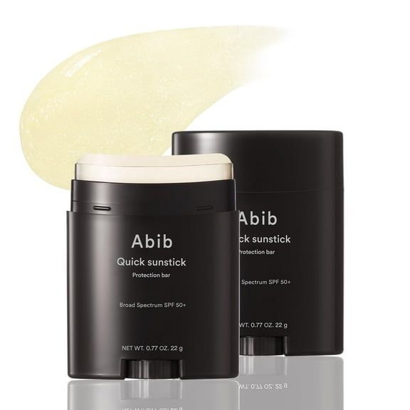 Abib Quick Sunstick Protection Bar SPF50+ 0.77 fl oz / 22 g | Korean Suncreen Stick Suncare Sunblock, No Whitecast, Protector Solar Barra, Centella Asiatica Extract, Aloe Extract, Ceramide NP