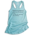 thumbnail image 1 of Abibliophobia A Fear Of Running Out Of Books Tank Top, Ladies Racerback Tank Top, Book Lover Reading Tank, Cancun, X-Large, 1 of 3