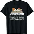 thumbnail image 1 of Abibliophobia Book Lover Avid Reader Bookworm T-Shirt, 1 of 4