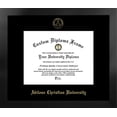 thumbnail image 1 of Abilene Christian University 11w x 8.5h Manhattan Black Single Mat Gold Embossed Diploma Frame with Bonus Campus Images Lithograph (value savings at $59), 1 of 5