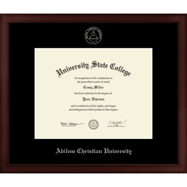 Abilene Christian University Diploma Frame, Document Size 11" x 8.5"