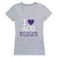 thumbnail image 1 of Abilene Christian University I Love Women T-Shirt, Heather Grey - Small, 1 of 1