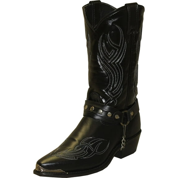 Abilene Men's 3010 Sage by Studded Harness Snip Toe Boots Size US 11 D