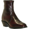 thumbnail image 1 of Abilene Men's  6463 Leather 7in Zipper Ankle Boots, Black Cherry, Size US 12 EE, 1 of 2
