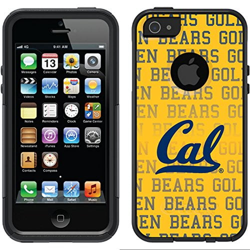 Coveroo UC Berkeley Repeat Design Phone Case for iPhone 5/5s - Retail Packaging - Black