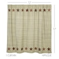 thumbnail image 1 of Abilene Star Shower Curtain, 1 of 2