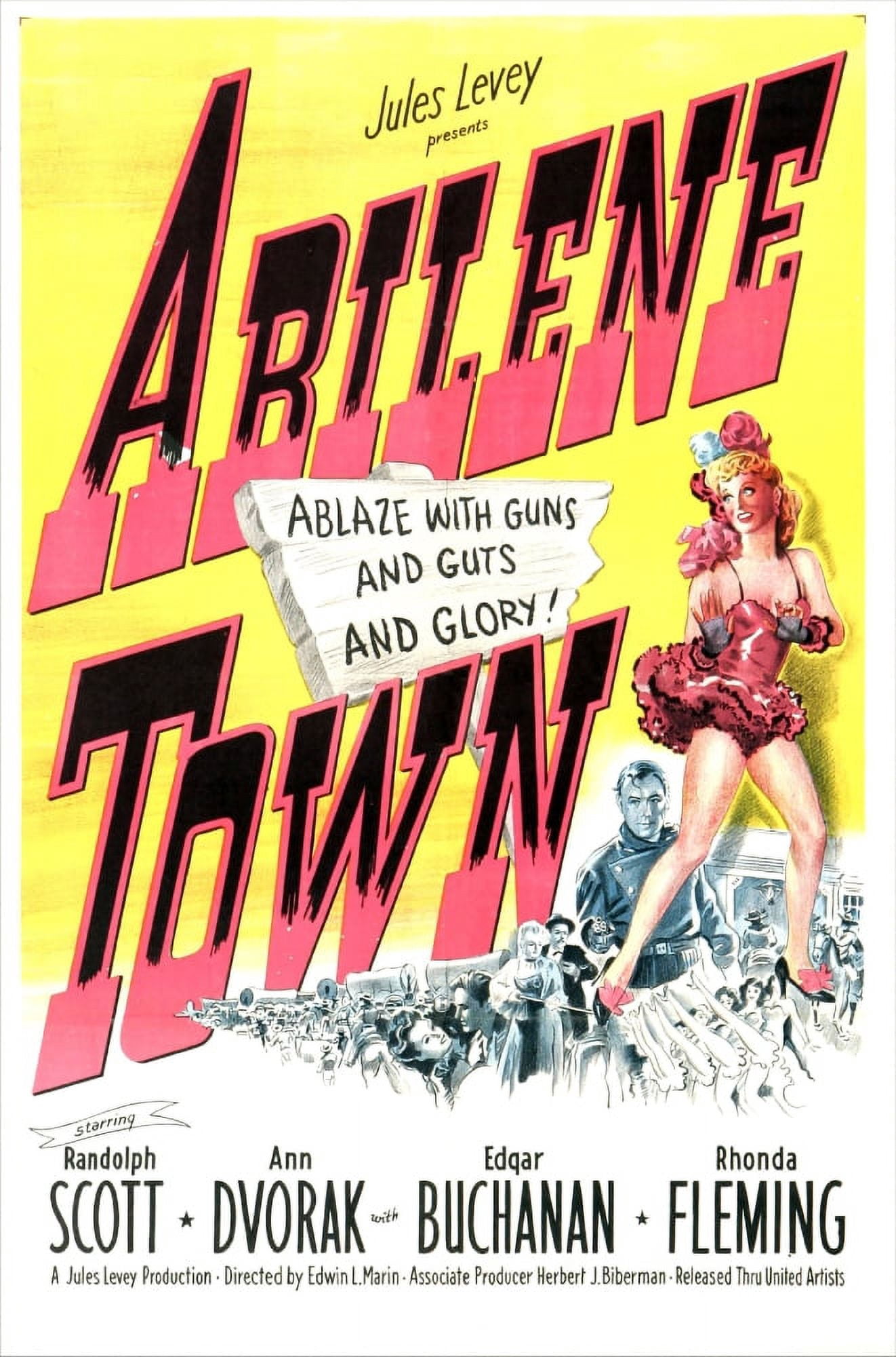 Abilene Town U Canvas Art -  (11 x 17)