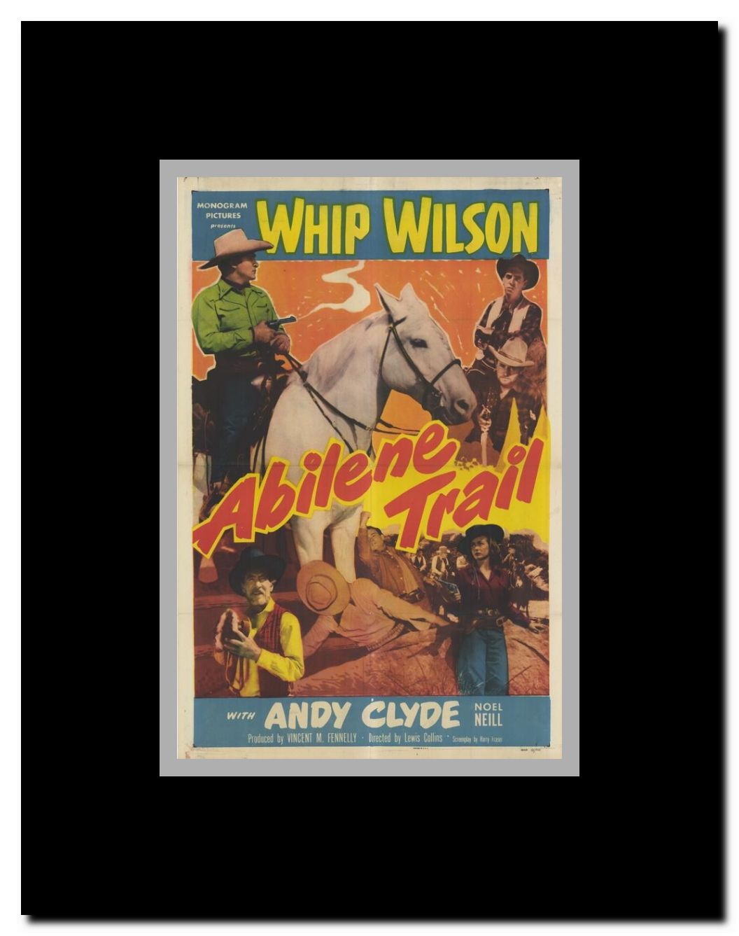 Abilene Trail Framed Movie Poster