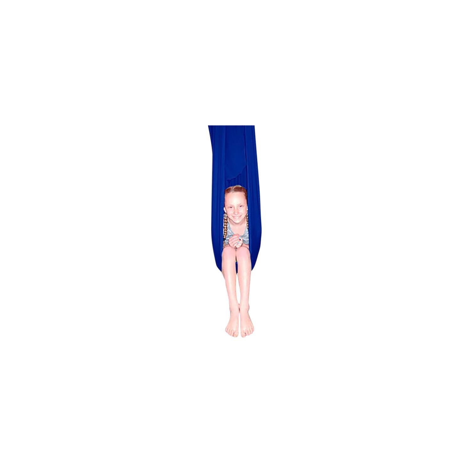 Abilitations Cocoon Swing, Lycra, 60 x 40 Inches, 120 Pound Capacity, Blue